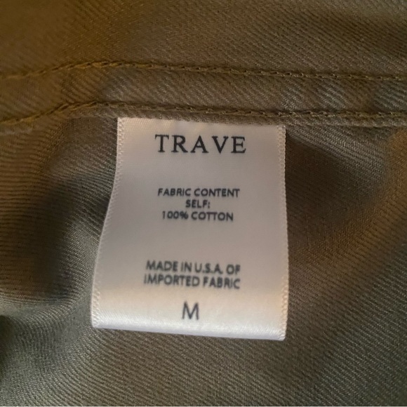 TRAVE Monroe Military Cropped Green Fields Utility Jacket Revolve - Picture 7 of 8